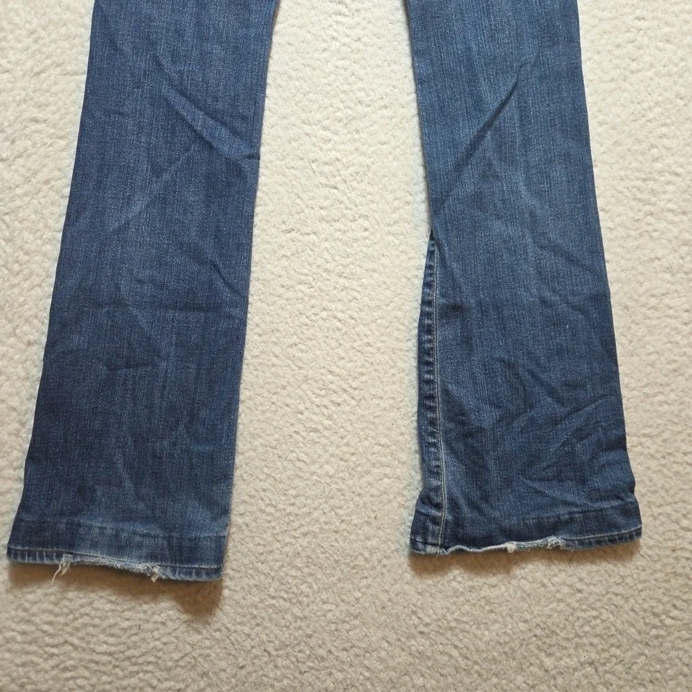 AG Adriano Goldschmied Bootcut Low Rise The Angel Jeans Size 26R Medium Wash - Picture 6 of 7